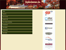 Tablet Screenshot of hopkinsinsurance.com